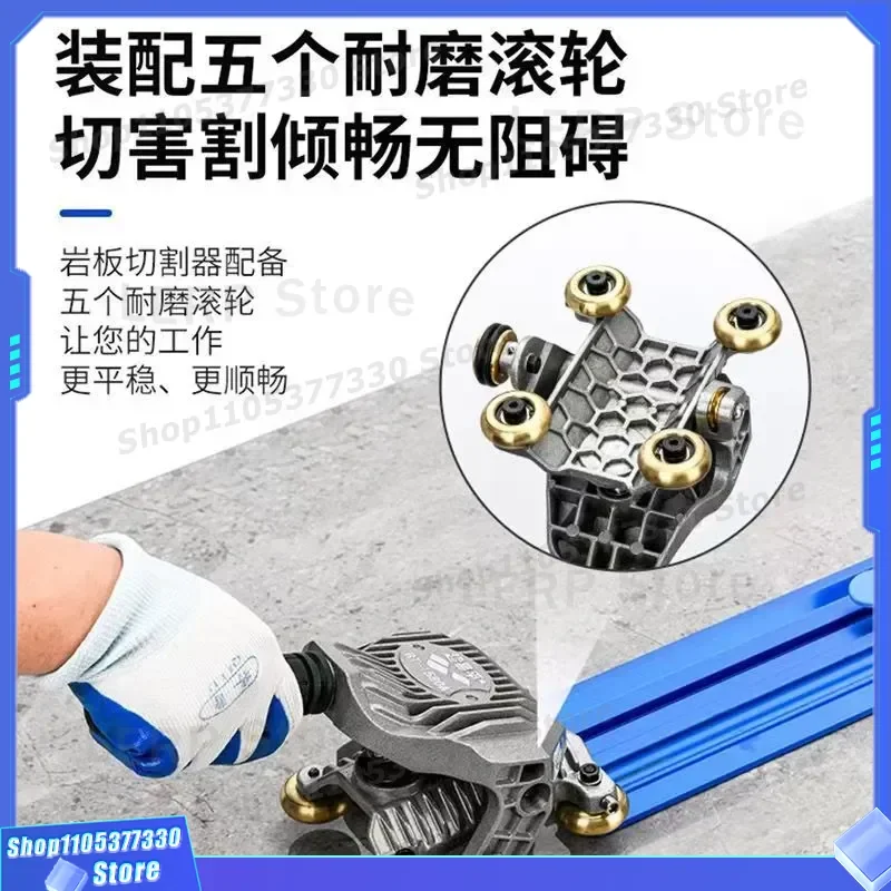 Manual Ceramic Tile Cutter High Precision Push Knife for Flat Rock Slab Track Portable Easy Operation Cutting Tool for Home