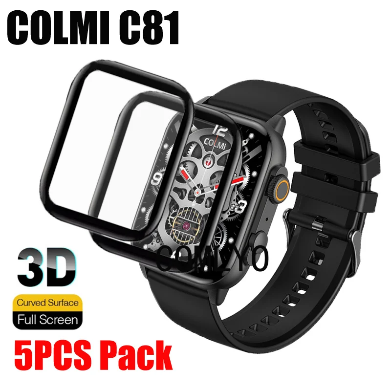 

5 шт./упаковка, защитная 3d-пленка для экрана COLMI C81