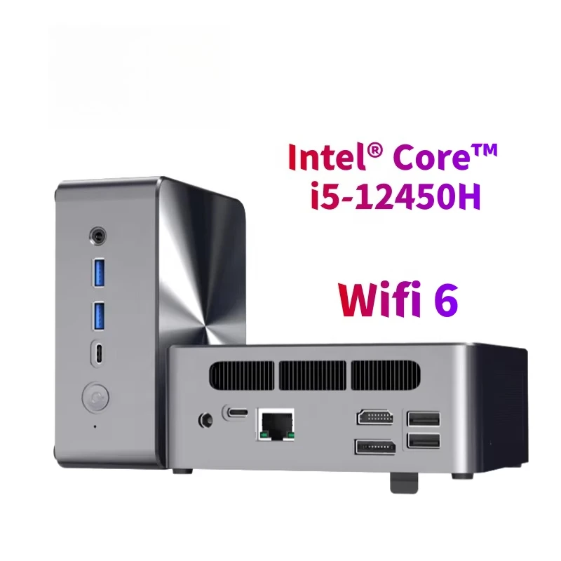 

Новый дизайн, мини-компьютер NUC UHD, графический сердечник I5-12450H, 8 ядер, 12 потоков, DDR4, 64 ГБ ОЗУ, Wi-Fi 6 BT5.2, мини-ПК для домашнего офиса