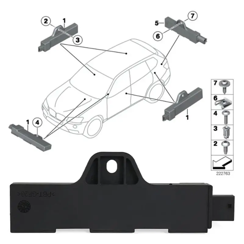 Highly Recommended Keyless Entry Antenna Template For Car 65209220832 9220832 DB0004 Suitable For BMW B48 Keyless Entry Antenna