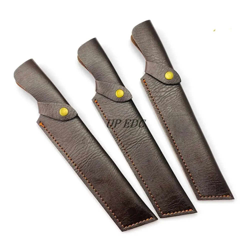 Guaine/custodia in pelle custodia per coltelli in pelle PU custodia per coltelli in pelle guaina pantaloni per coltelli da esterno piccola custodia per coltelli dritti