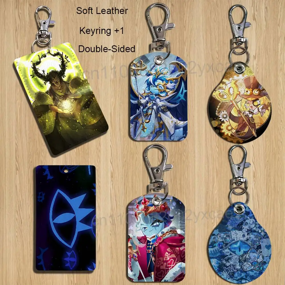 Timekeeper Shadow Milk  Millennial Tree Cookie Cartoon Singer Anime Card Keychain Fashion Pendant Bag ID Door Card Holder