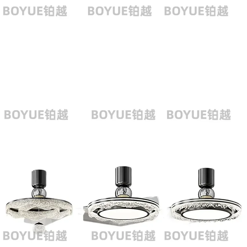 Modern Luxury Ceiling Fan Light with LED for Living Room Bedroom Dining Area Creative Home Lighting Fixture Whole House Decor