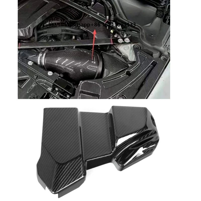 100% Dry Carbon Fiber Engine Compartment Battery Cover for G80 G81 G82 G83 M3 M4 2021-2023 Interior Engine Battery Cover