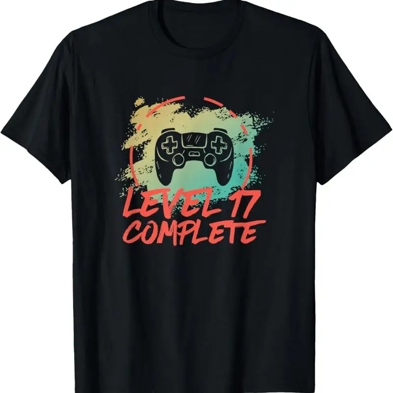 

Level 17 Complete Vintage 17Th Wedding Anniversary T Shirt