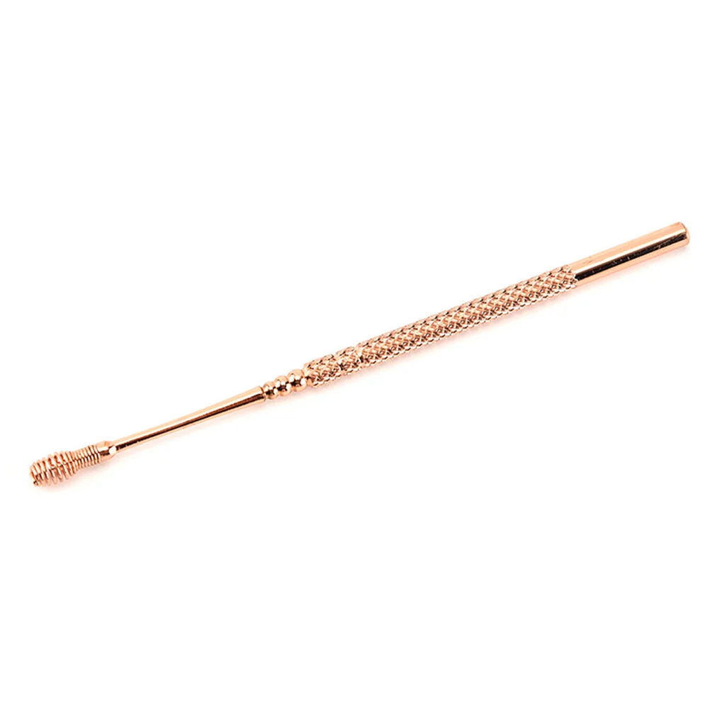 

3Pcs Ear Cleaner Stainless Steel Spring Ear Spoon Effective Wax Build-Up Removal Tool Lightweight Compact for Family Daily Care