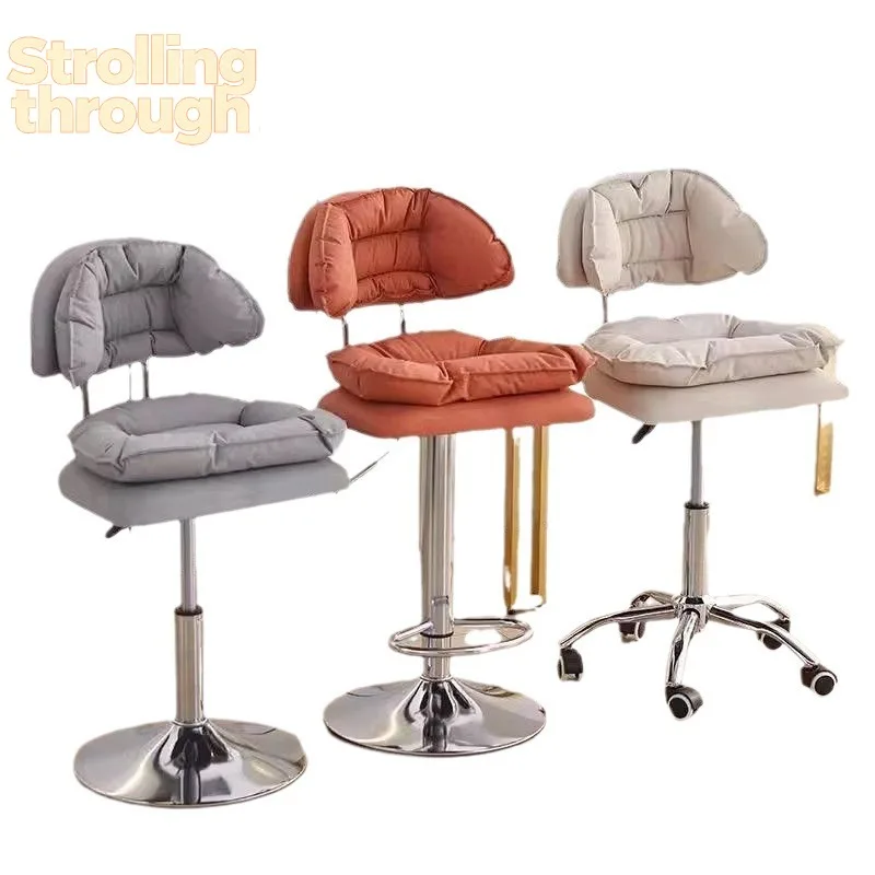 

Cloud chair rotating lift chair sofa cloud high backrest front desk cashier French sofa high chair 0