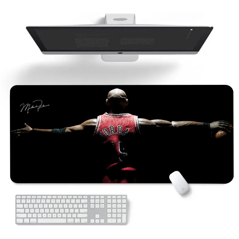 Basketball Mouse Pad Gaming Laptops Mousepad Gamer Keyboard Mat Deskmat Desk Protector Pc Accessories Mats Anime Mause Pads Rgb