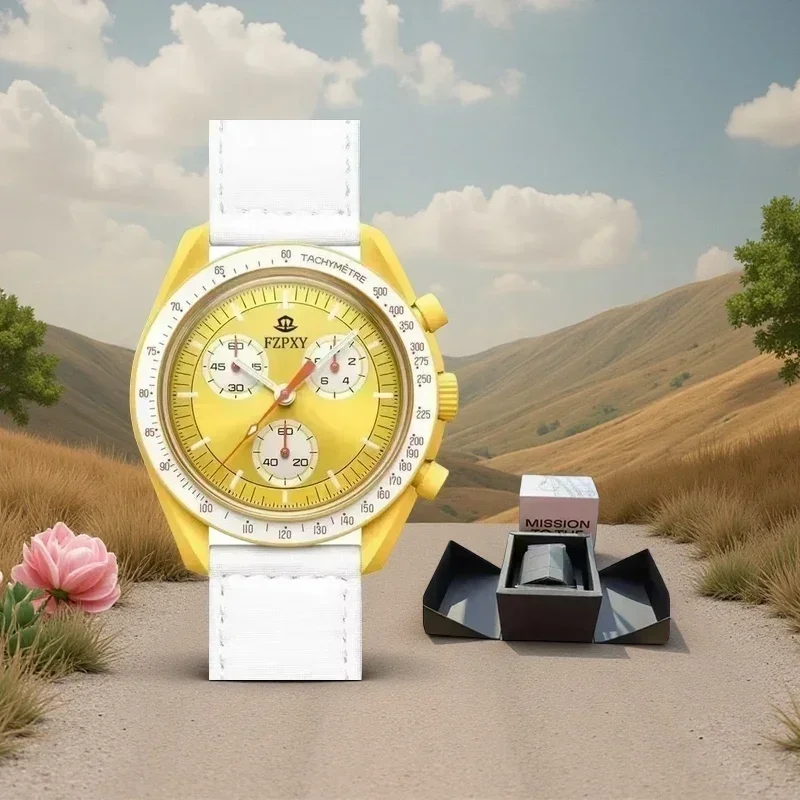 Оригинальные дизайнерские брендовые часы высшего качества для мужчин, роскошные многофункциональные стальные часы с хронографом, деловые спортивные часы AAA для мужчин