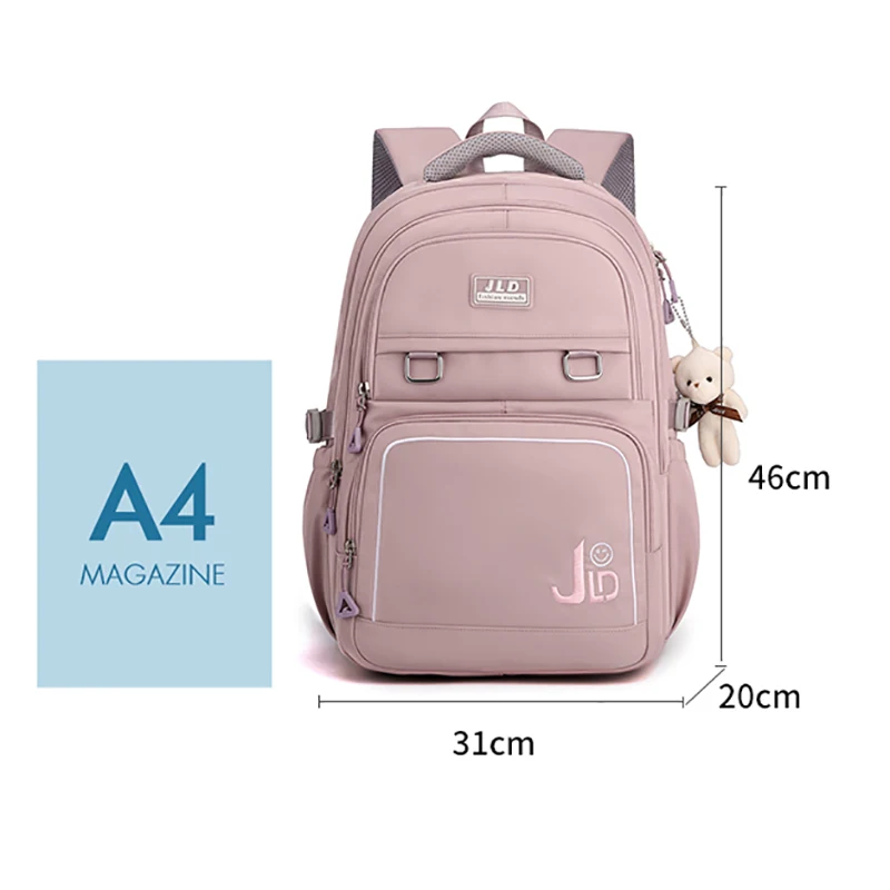 Mochila escolar para niños, mochila escolar, mochila para niña, chico, adolescente, mujer, mochila para primaria, libro alto, jardín