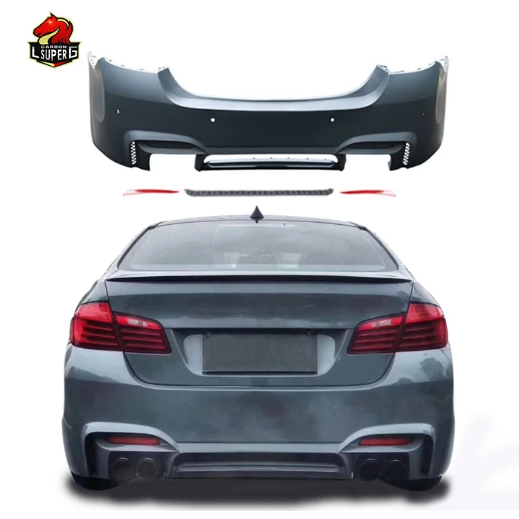 f10 M4 Style Car Bumper Front Rear Car Bumpers Side Skirts Body kit For 5 Series F10 F18 Body kits Car Accessories