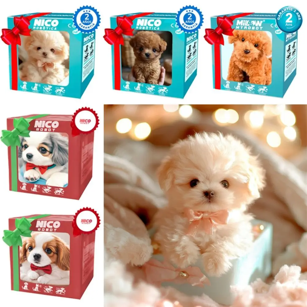 

New Plush Robot Puppy Interactive Walking Puppy Plush Toy Barking Tail Wagging Simulated Puppy Chilren