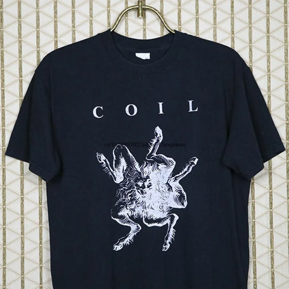 Coil t shirt vintage rare tee shirt black Wrong Eye 1990 Throbbing Gristle Psychic TV Genesis P Orridge