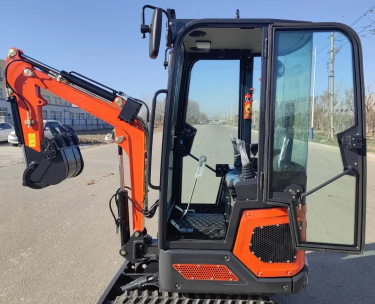 hydraulic mini excavator Ku bota D7221.2 ton farm garden use crawler excavator with cabin for sale hydraulic mini digger