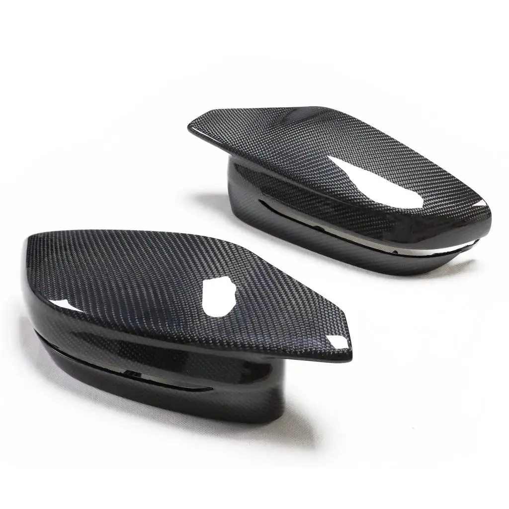 Car Rear View Mirror Covers For BMW 3 4 Series G80 M3 G83 M4 2021 2022 Side Mirror Caps Covers Shell Dry Carbon Fiber ABS LHD