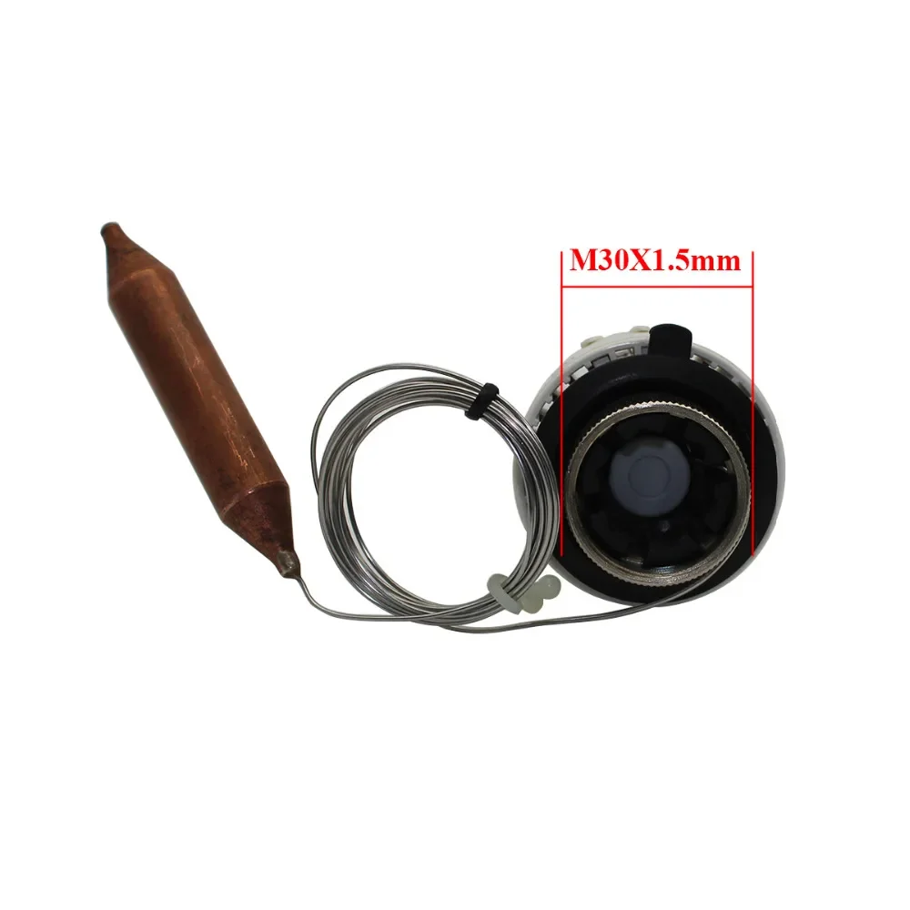 Thermostatic radiator valve actuator with temperature sensor probe for room radiant underfloor flooring heating system m30