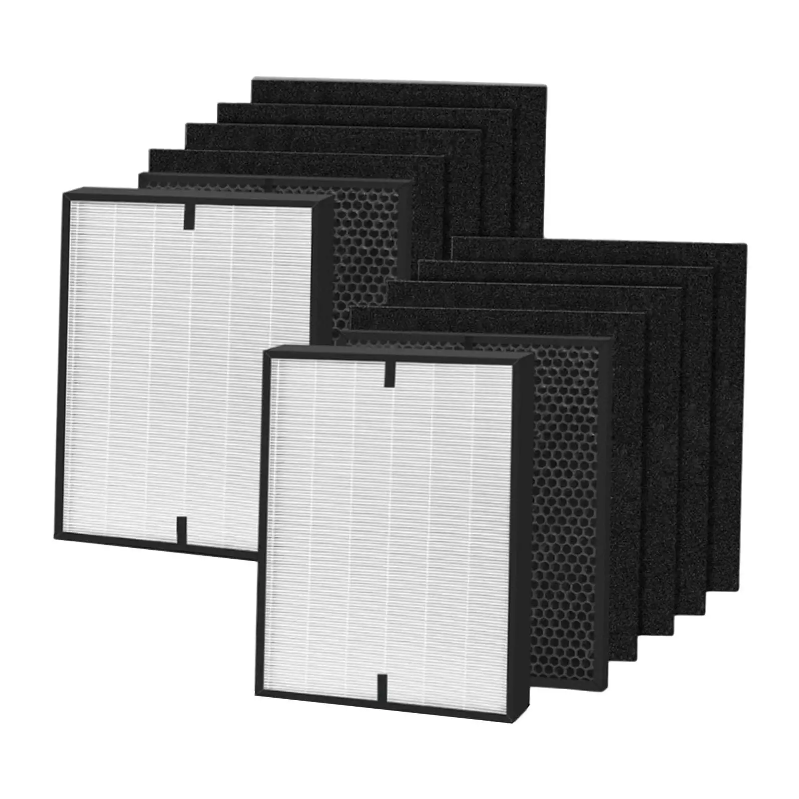 Advanced Replacement Air Filter Performance Set HEPA Pre Filter for Indoor Living Room Bedroom Pet Room Kitchen