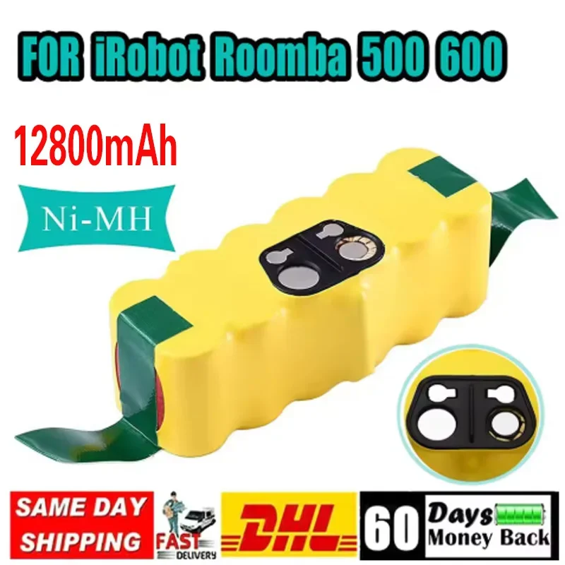 Replacement14.4V 6000mAh NI-MH Battery for iRobot Roomba 500 600 700 800 Series 555 560 580 620 630 650 760 770 780 790 870 880