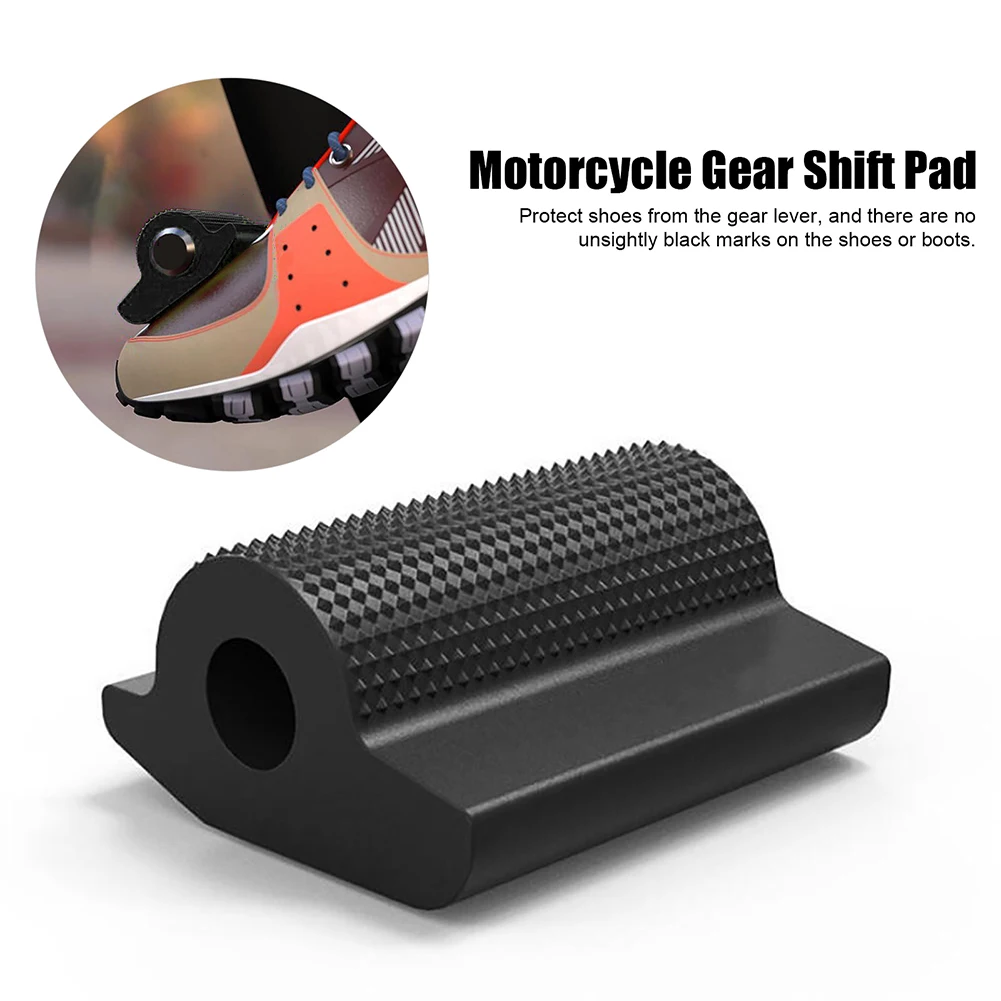 Universal รถจักรยานยนต์ SHIFT รองเท้าเหยียบยางฝาครอบลื่น SHIFT Gear LEVER Pads ประดับ Moldings