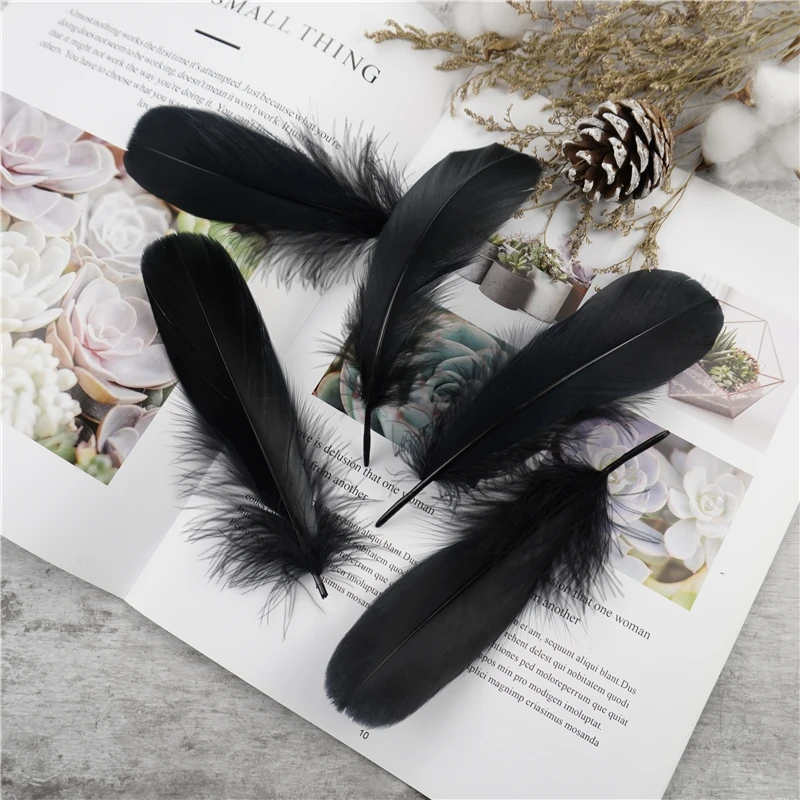 Wholesale Soft Goose Feather 13-18cm Natural Swan Plume for DIY Jewelry Creation Handicraft Accessories Wedding Party Decoration