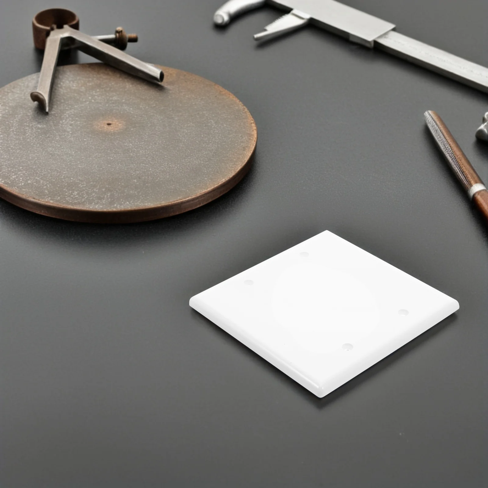 

4 Sets Wall Switch Panel Covers Blank Faceplate Outlet Decorative Plates Flame Retardant Pc Wall Socket Cover Plates