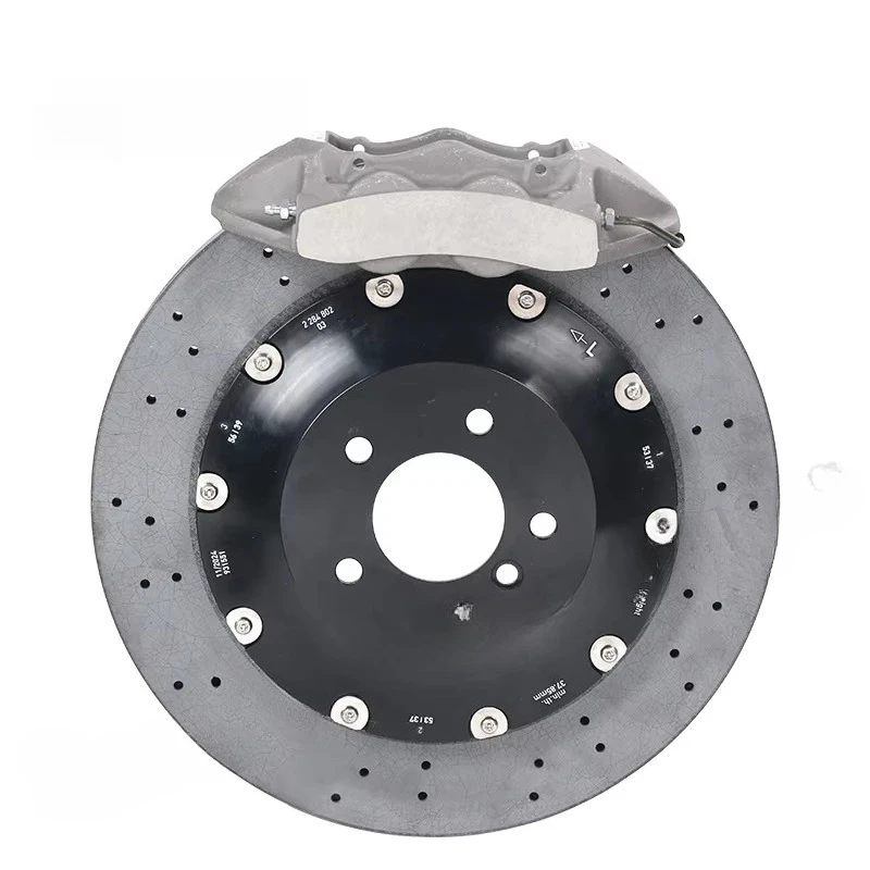 Auto Brake Sets 4 Pot Rear Caliper Kit with Carbon Ceramic Disc