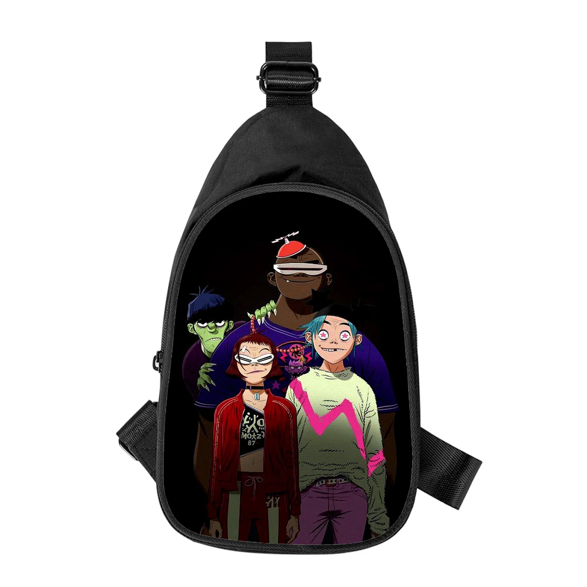 Gorillaz band 3D Print New Men Cross Chest Bag diagonal Women borsa a tracolla marito School marsupio maschile chest Pack