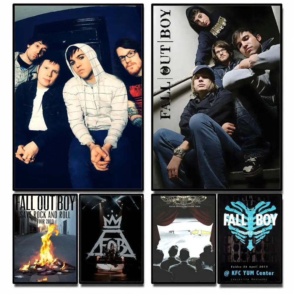 Singer Fall Out Boy Poster High-definition  stickers, suitable for bedroom, living room, home decoration