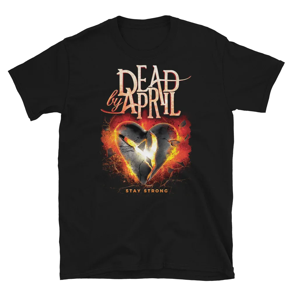 Camiseta с логотипо банда рок для мужчин, camiseta verano Dead By April nueva camiseta algodón манга corta