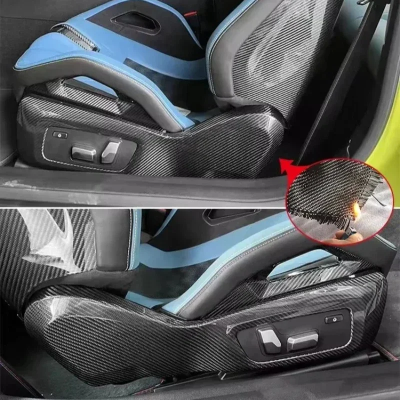 For BMW M2 M3 M4 Sports G42/G22/G82/G87/G23/G83 Dry Carbon Fiber Seat Dedicated High Quality Interior Seat Side Panels 2021+