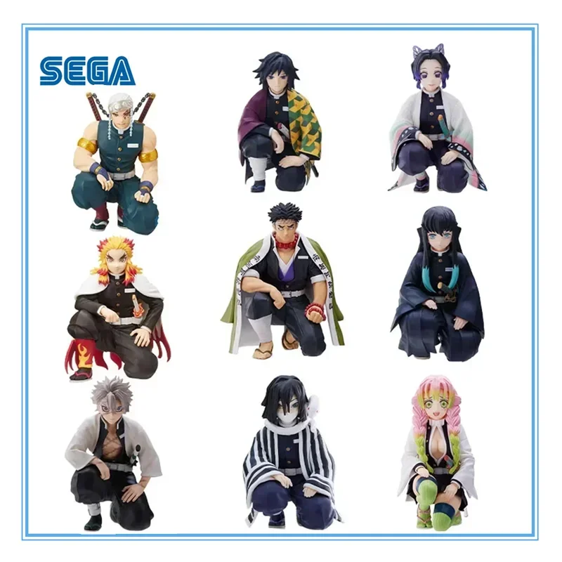 

SEGA Genuine Chokonose Figure Demon Slayer Anime Figure Himejima Gyomei Uzui Tengen Action Toys for Kids Gift Collectible Model