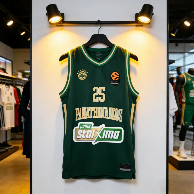 New Greece Panathinaikos Athens Basketball Match Jersey Sports Vest Men's Women Special Fan Basketball Jersey Family Kids Tees