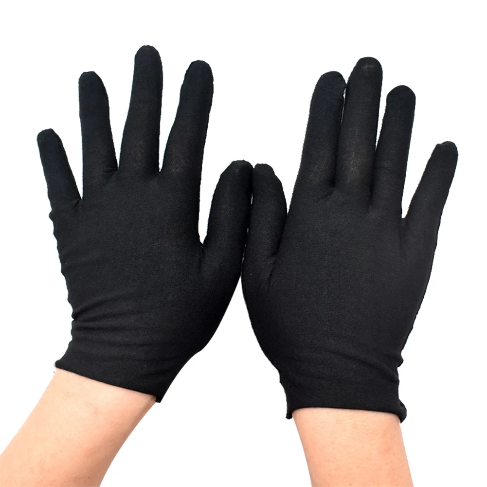 1 Pair Gloves women Black Etiquette Thin Stretch Gloves Dance Tight Jewelry Gloves Driving Gloves