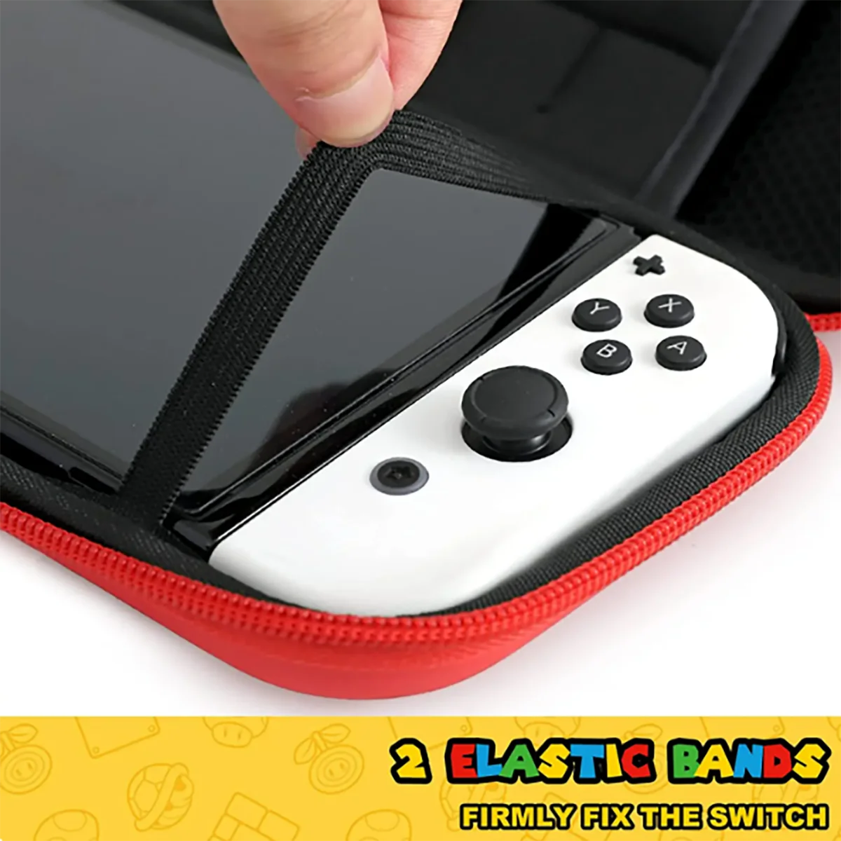 Suitable for Nintendo Switch storage bag  OLED/Lite host accessories protection bag anti drop NS charger base portable hard bag