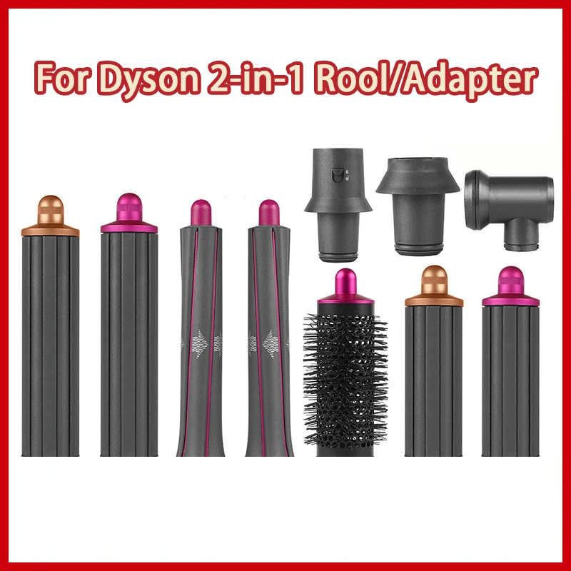 

For Dyson Airwrap Hair Styler Curler Nozzle Curling Iron Accessories HS01 HS05 HD03 Long Curling Barrels Attahcment Styling Tool