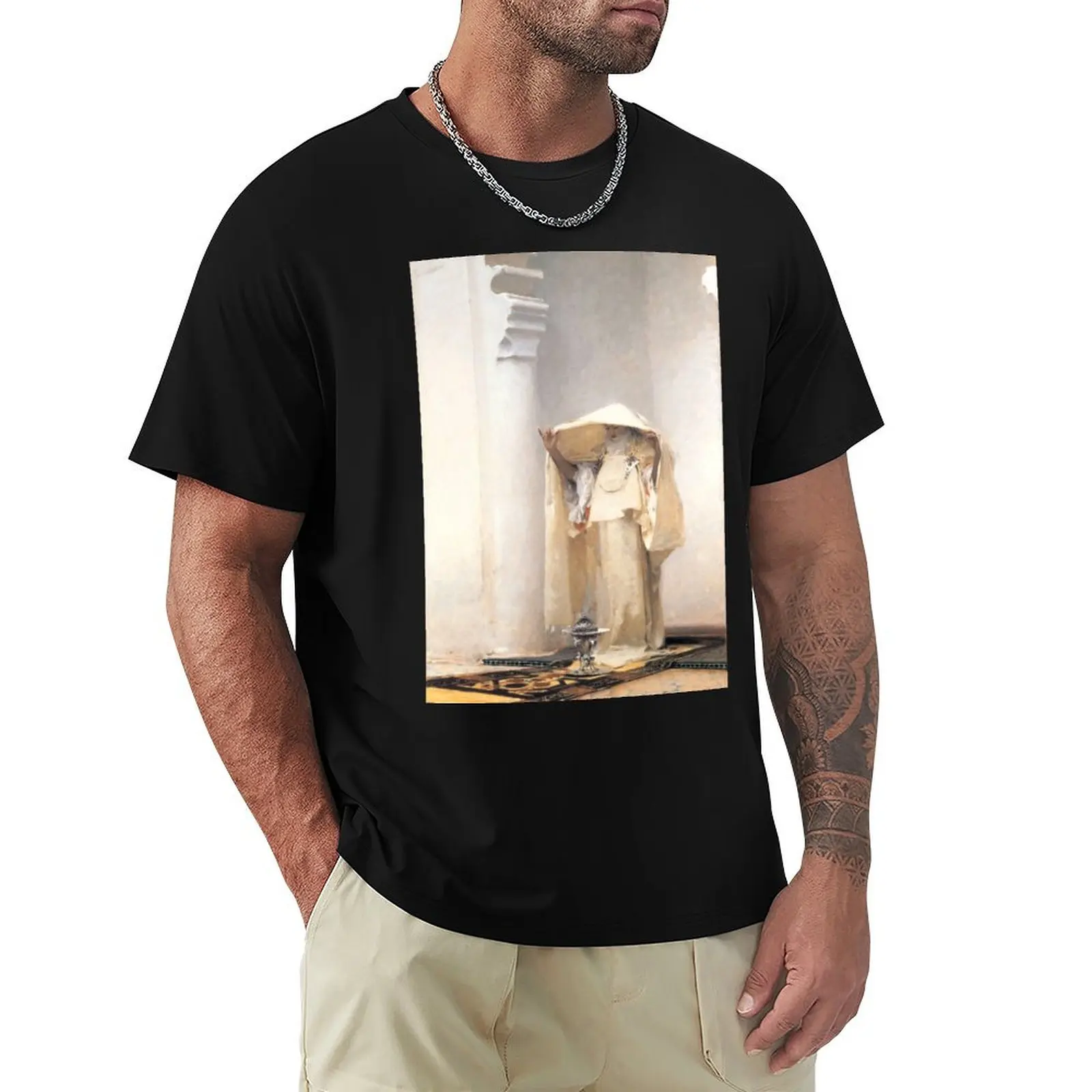 Camiseta Fumée d'Ambre Gris - Smoke of Ambergris de John Singer Sargent, camiseta informal de verano de talla grande