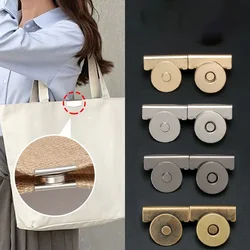 5 Pair Snap Buttons Metal Seamless Magnetic Buckle Clasp for Tote Bags, Clothing and DIY Crafts, No-Sewing Clip Closures