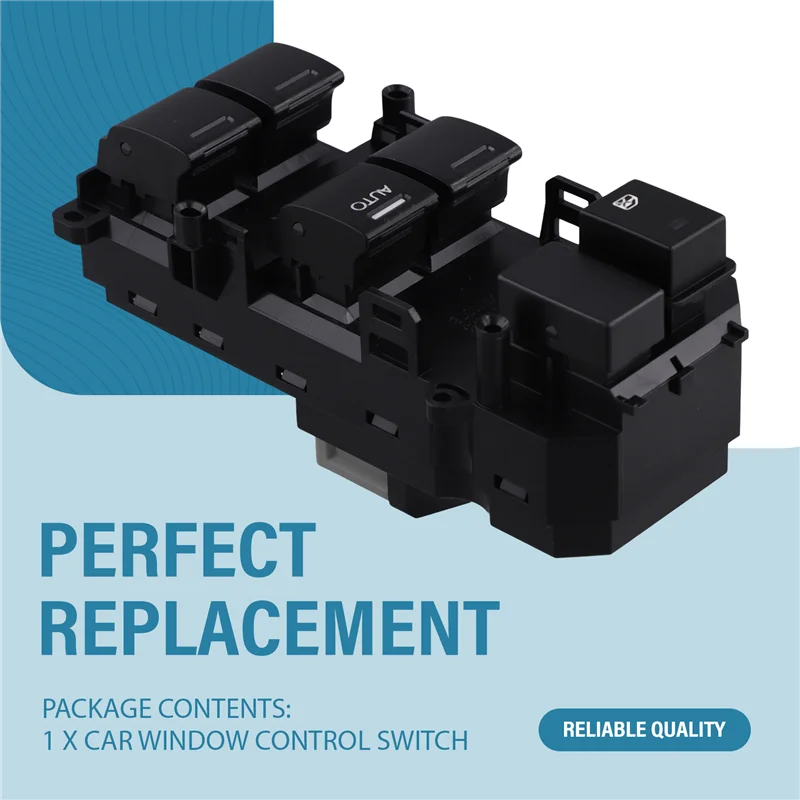 M18K-For Toyota City 15-17 RHD 35750-T5L-T410 Main Control Switch Power Window Regulator Button 35750T5LT410