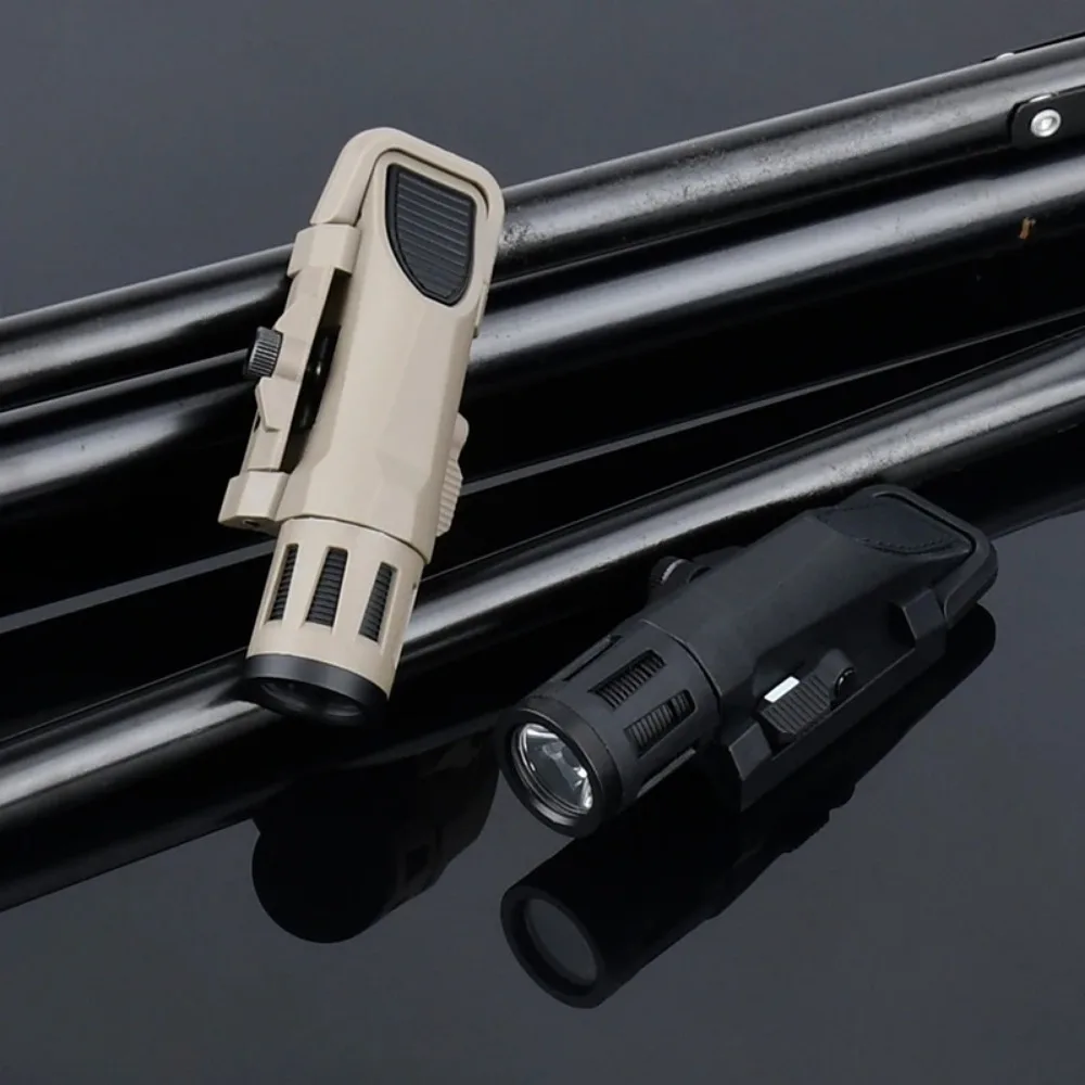 Linterna táctica WML de nailon para Rifle, linterna LED estroboscópica compatible con riel de 20mm, accesorios para pistola Airsoft para caza al aire libre