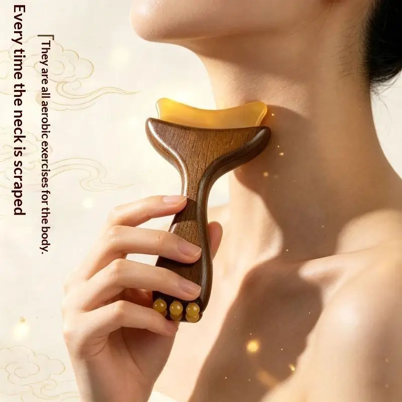 Portable Gua Sha Massage Board Professional Skincare Tool for Face Neck Body SPA Beauty Daily Use