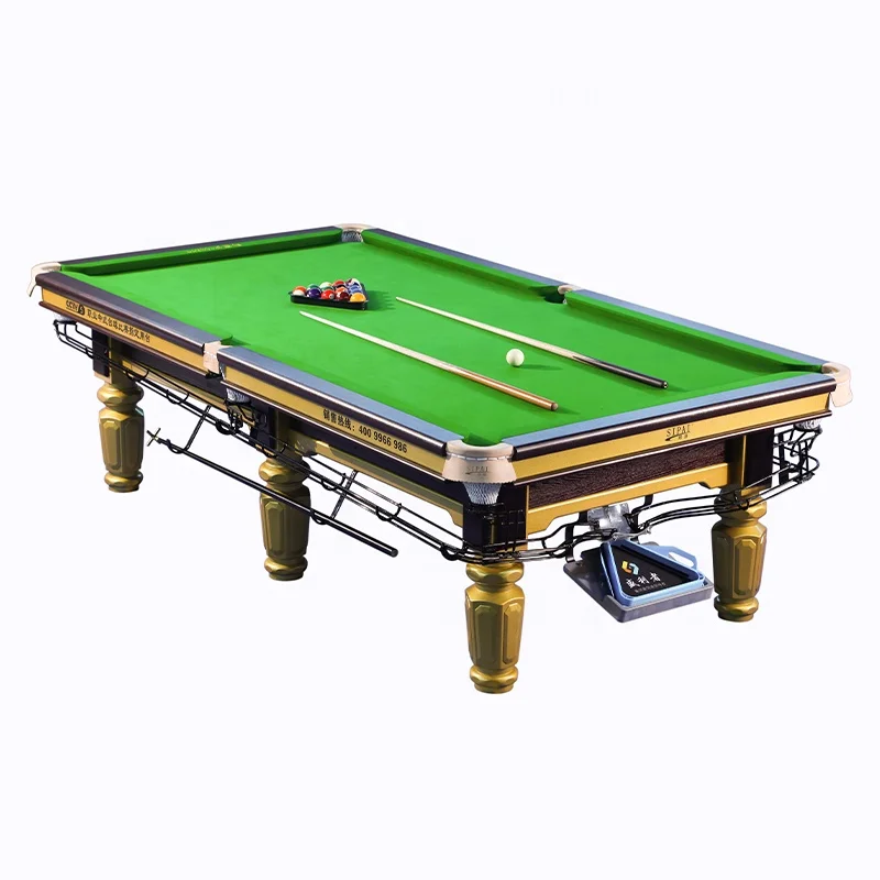 High-End Standard 9ft Billiard Table American Billiards Snooker Pool Table