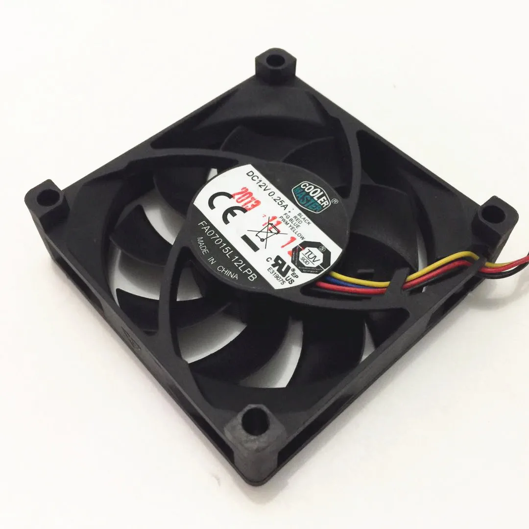 

Cooler Master FA07015L12LPB Cooling Fan DC 12V 0.25A 70x70x15mm