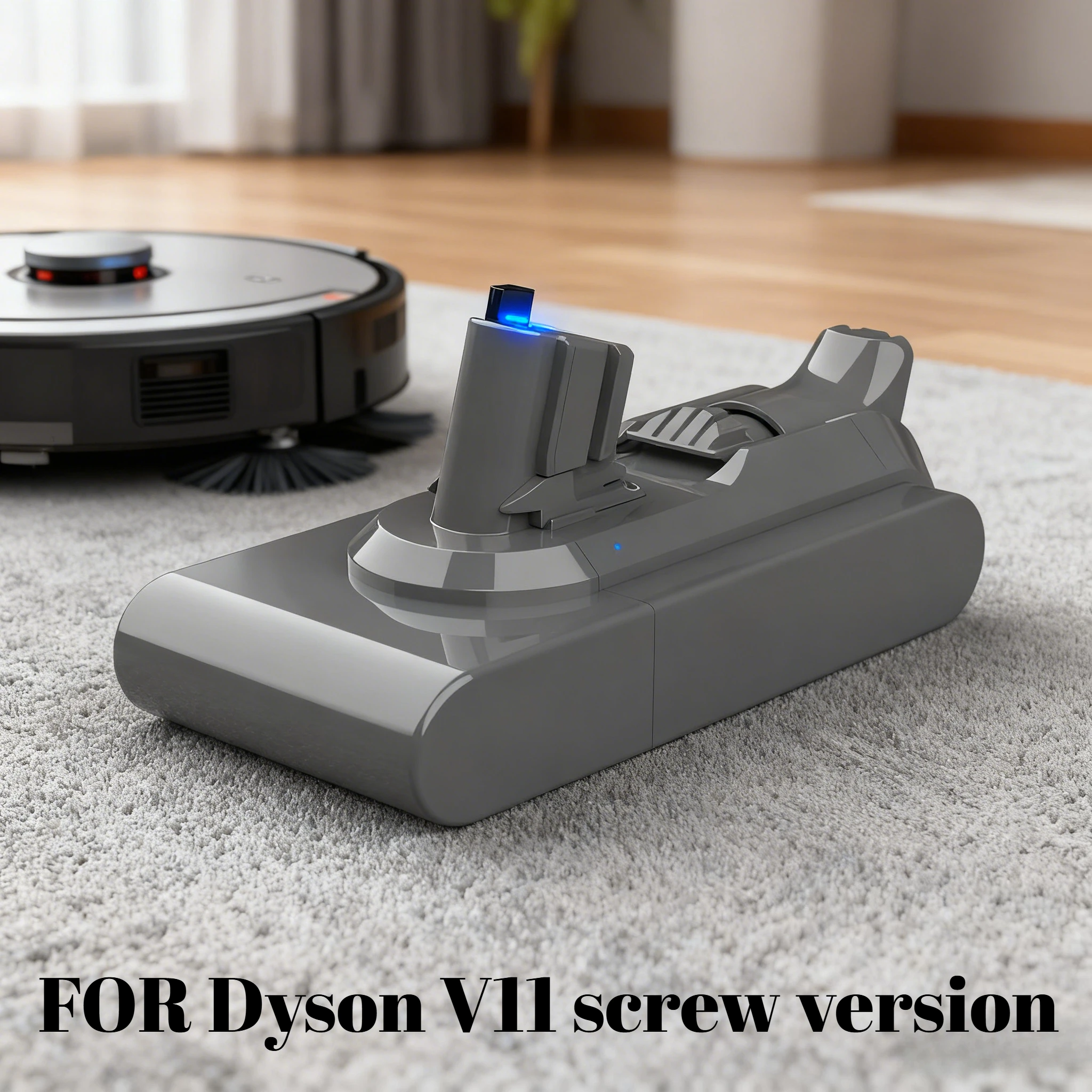 

Replacement Battery for Dyson V11 Non-Click Version Screw Type Compatible with Standard V11 Model SV15 25.2V Li-ion Battery Pack