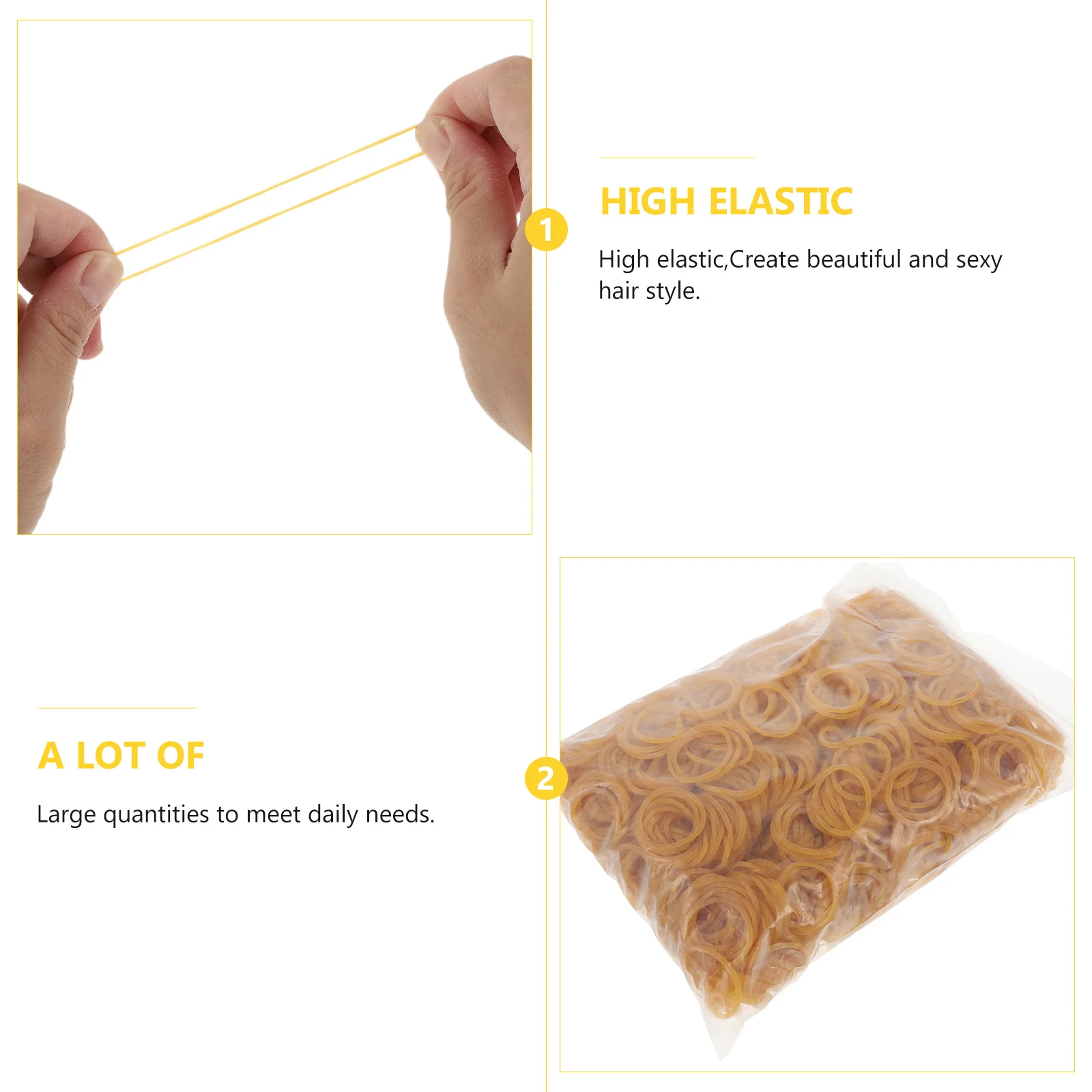 

1 упаковка, термостойкие резинки, желтые резиновые кольца для химической завивки, эластичные прочные парикмахерские инструменты, принадлежности для укладки салона