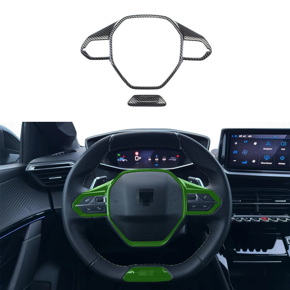 For Applicable to Peugeot 208 steering wheel decorative strip 2020-2025