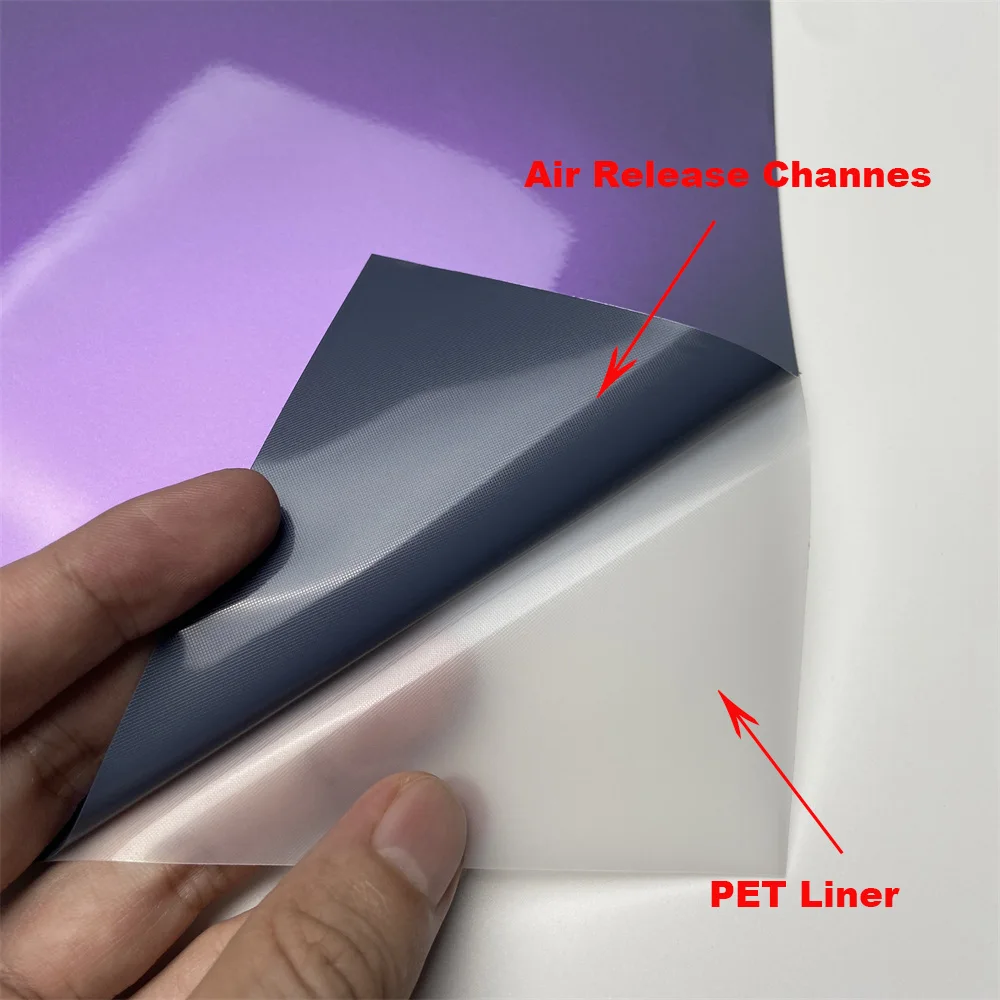 Glossy Magic Candy Vinyl Wrap Film Decal Car Stickers PET Color Change Chameleon Bubble free Film Waterproof Magic Pearl