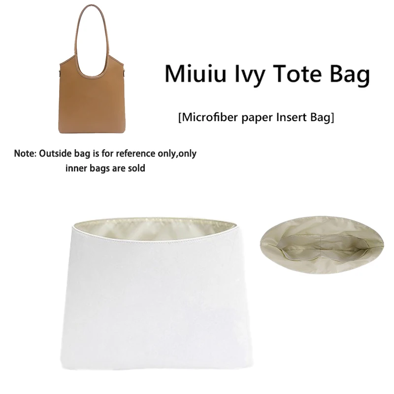 EverToner Ultra Light Insert Bag Organizer Fits For Miumu Ivy Bag Makeup Handbag Organizer Travel Inner Cosmetic Bag