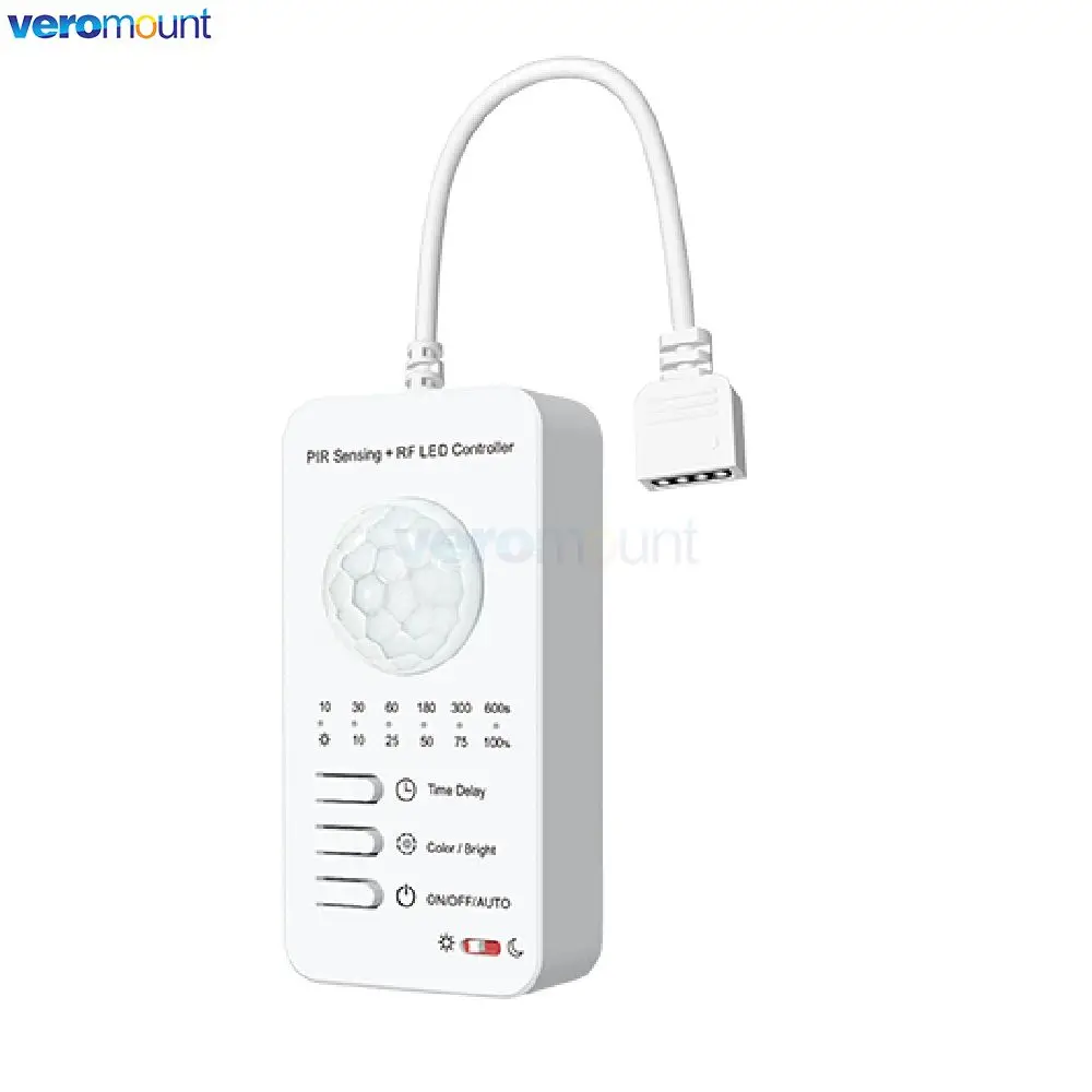 Skydance 5-24V DC 3CH*1.5A PIR Sensor + 2.4G Wireless RF E3-R PIR + WiFi & RF E3-R(WT) WiFi Tuya APP LED Controller RGB/CCT/DIM
