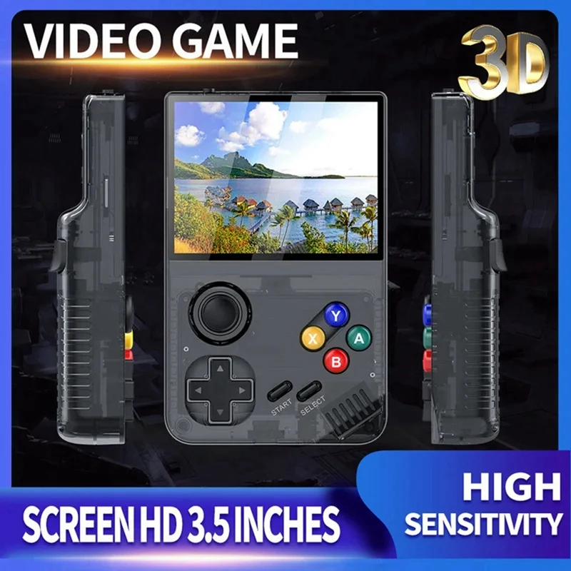 M19 Retro Video Game Console 64G Handheld Classic Nostalgic Arcade Game Console 3D Joystick Up To 25 Simulator For GBA