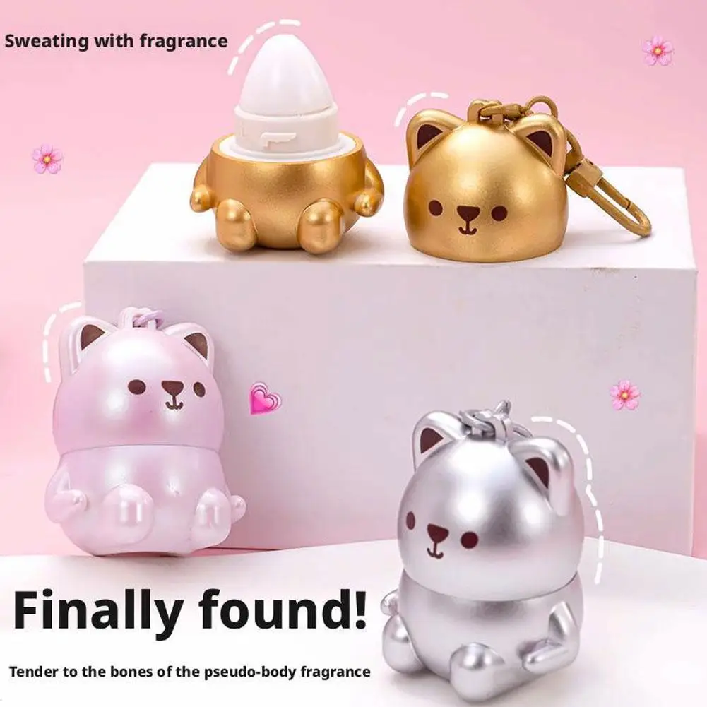 

Solid Perfume Women's Light Fragrance Lasting Antiperspirant Cute Pet Moisturizing Solid Fragrance Cream Stick